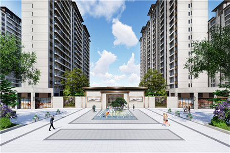 朝阳公馆95平套三带附房中间楼层售价55万